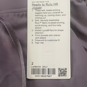NWT READY TO RULU JOGGER LULULEMON